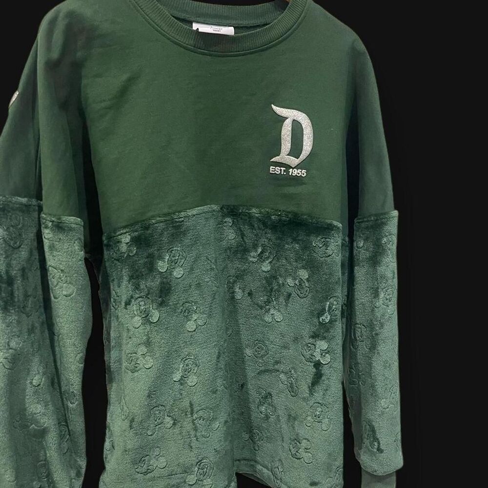 Disney Women's Green Sweatshirt